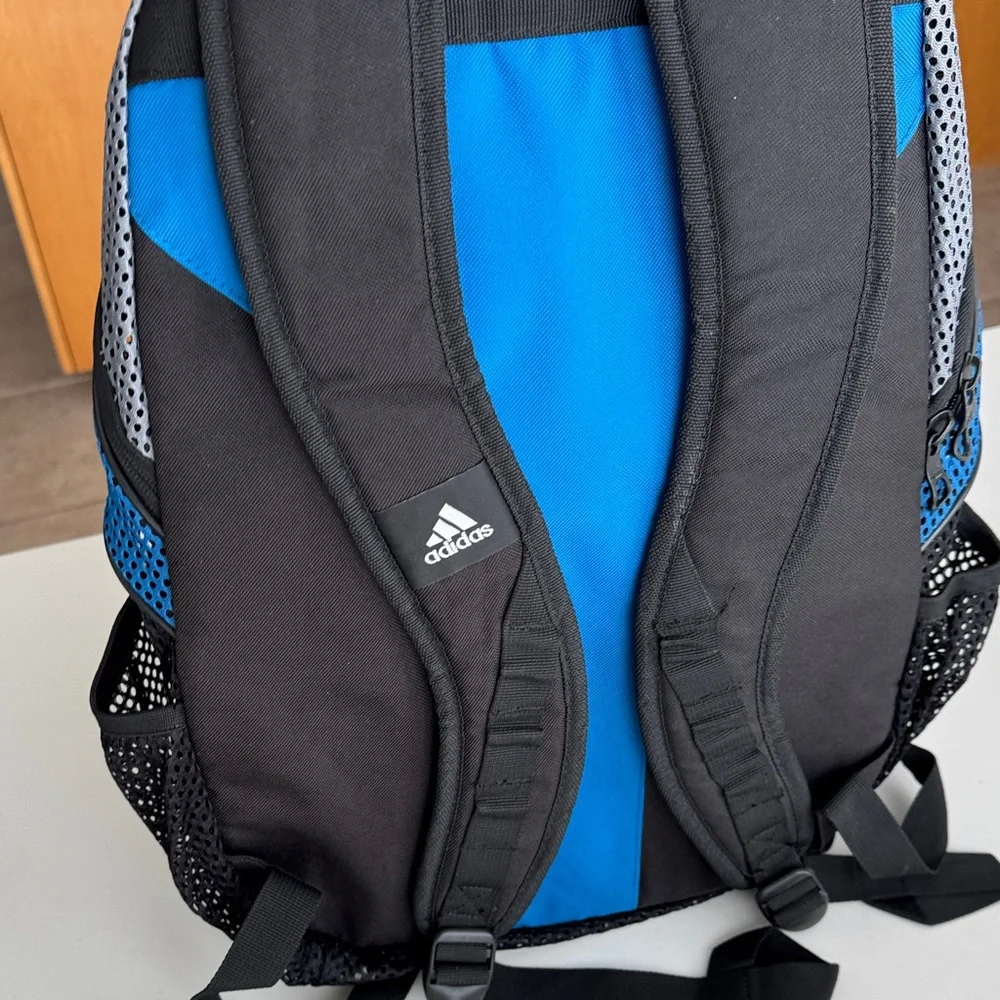 adidas Blue, Gray and Black Men's Athletic Backpack
